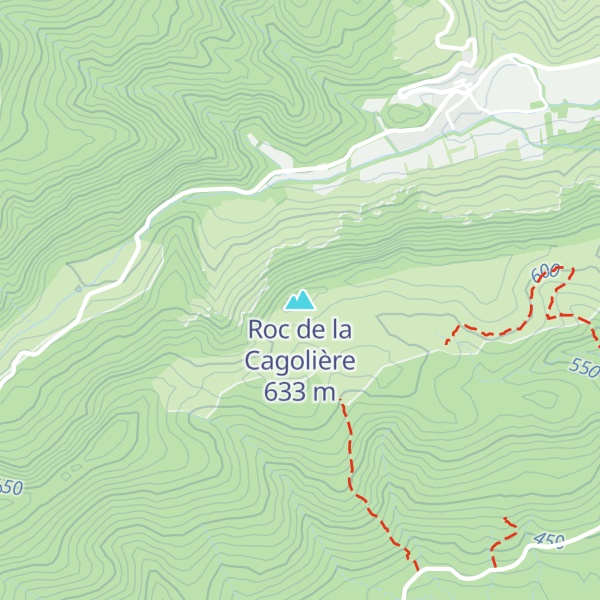 Map of Roc de la Cagolière