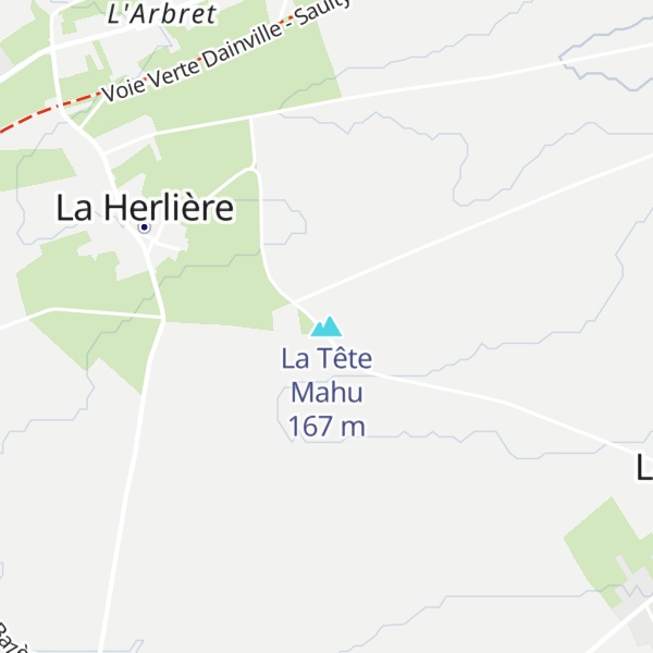 Map of La Tête Mahu