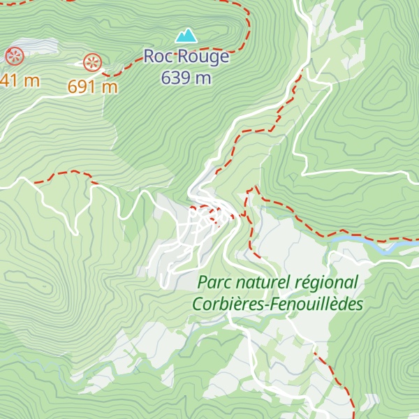 Map of Gîte d'Étape Communal