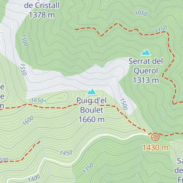 Map of Puig d'el Boulet