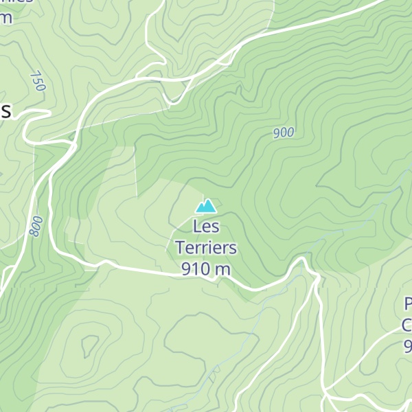 Map of Les Terriers