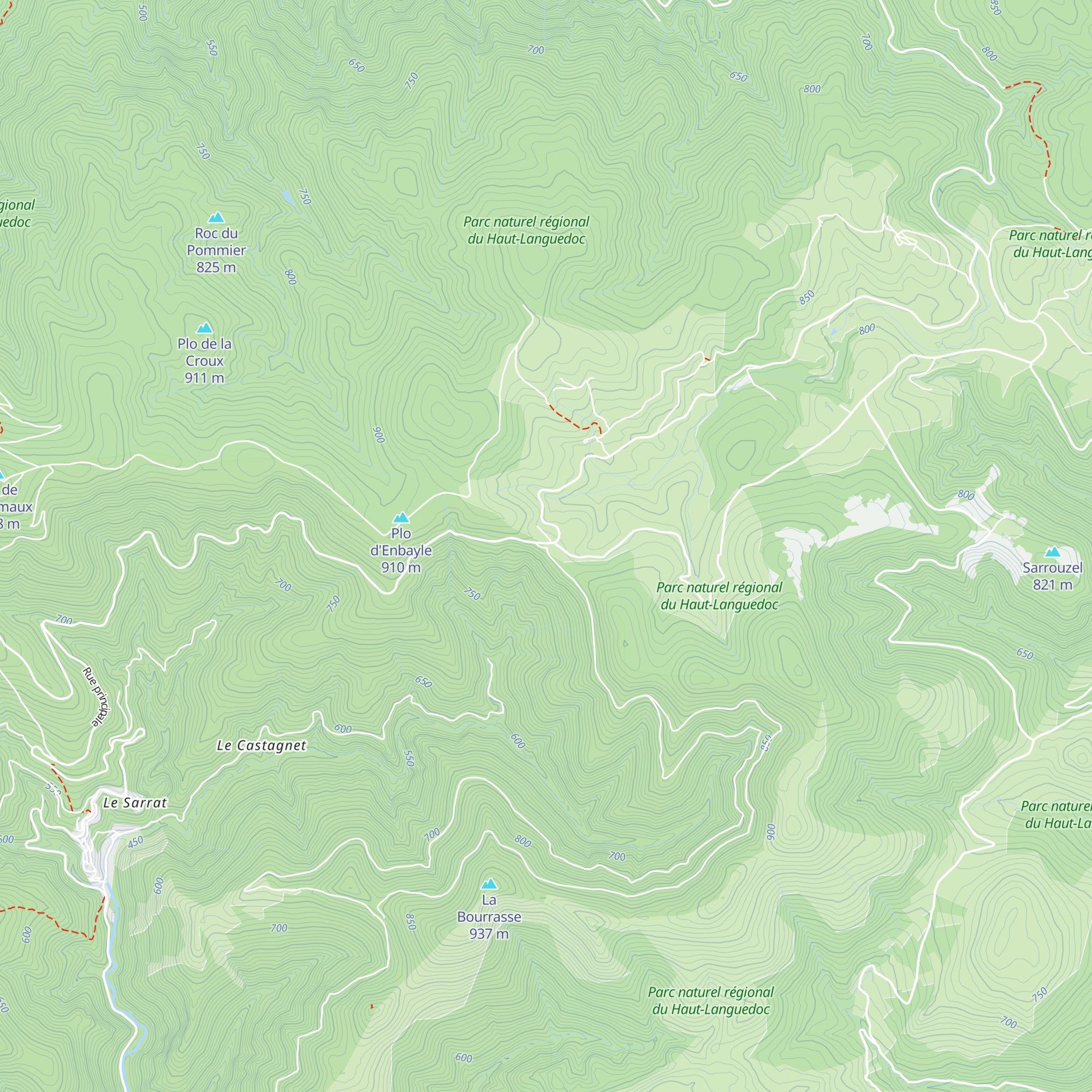 Refuge du col de Salettes map