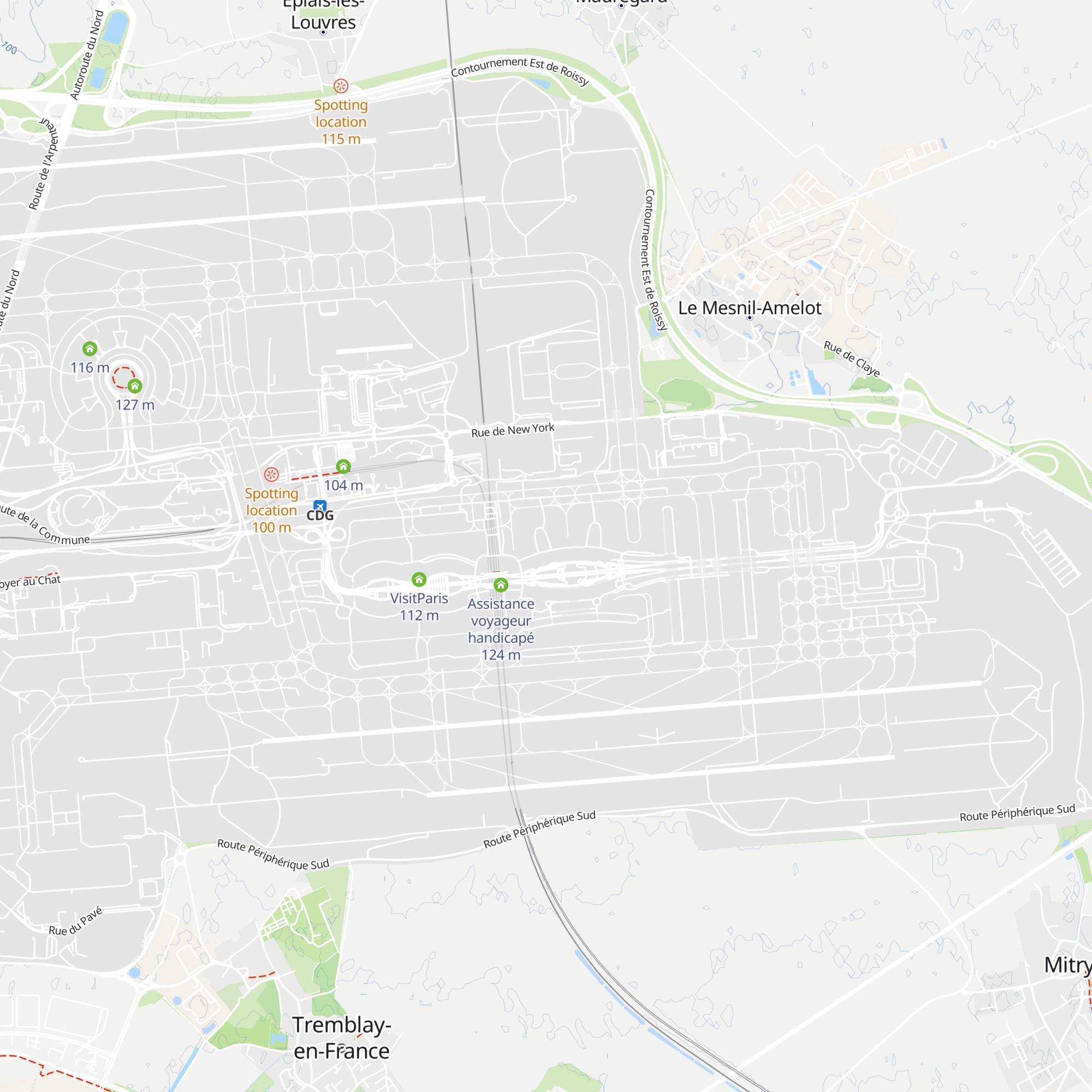 Customer Service map