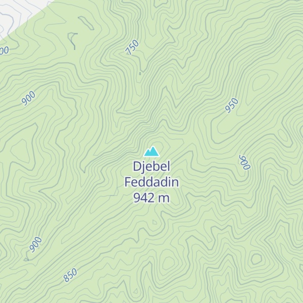 Map of Djebel Feddadin