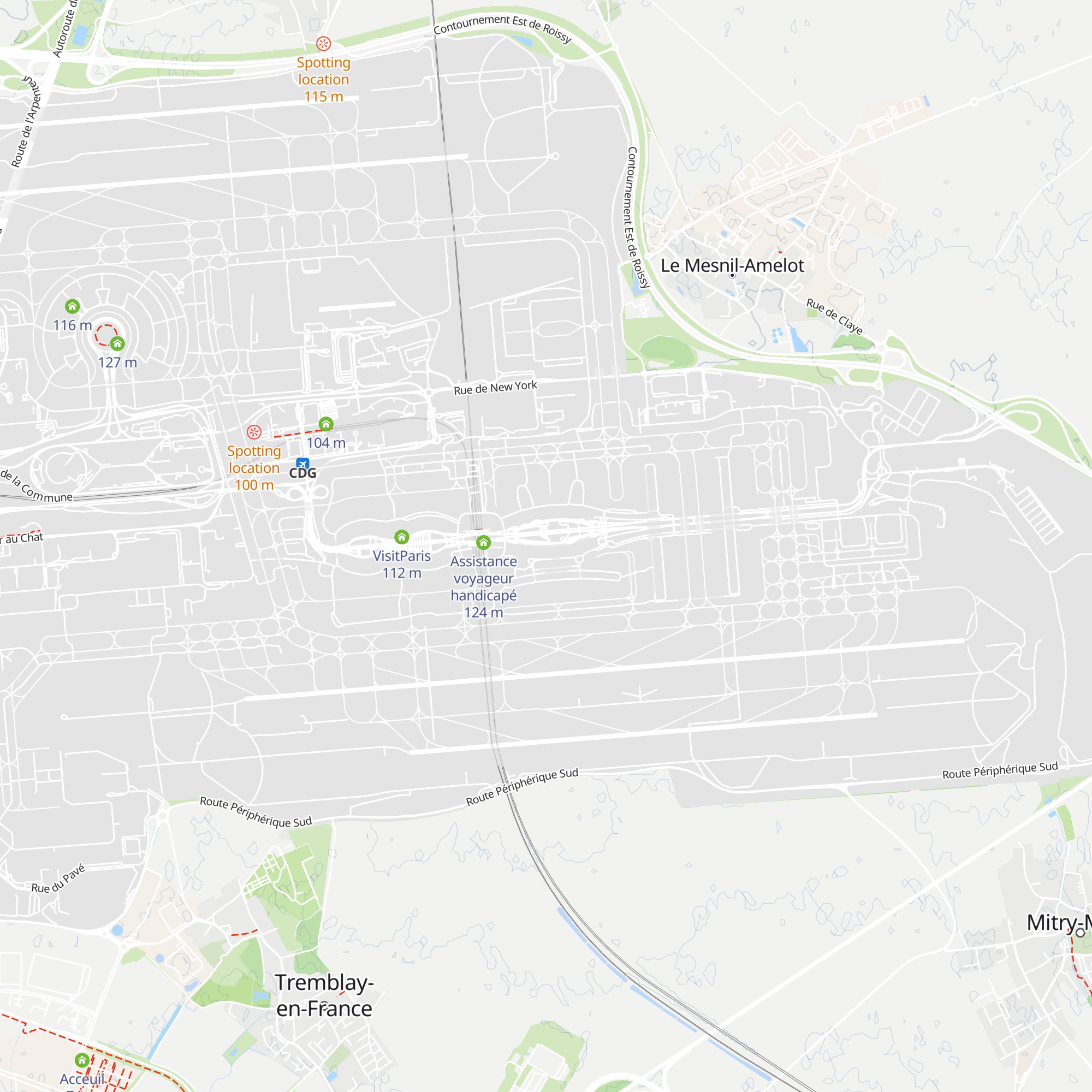 Tourisme information map