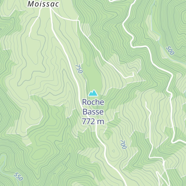 Map of Roche Basse