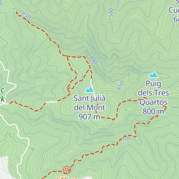 Map of Sant Julià del Mont