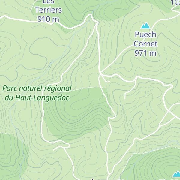 Map of Puech de Biège