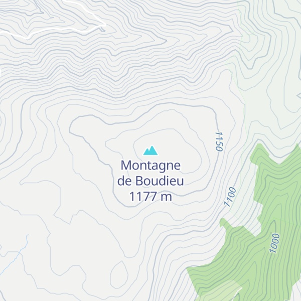 Map of Montagne de Boudieu