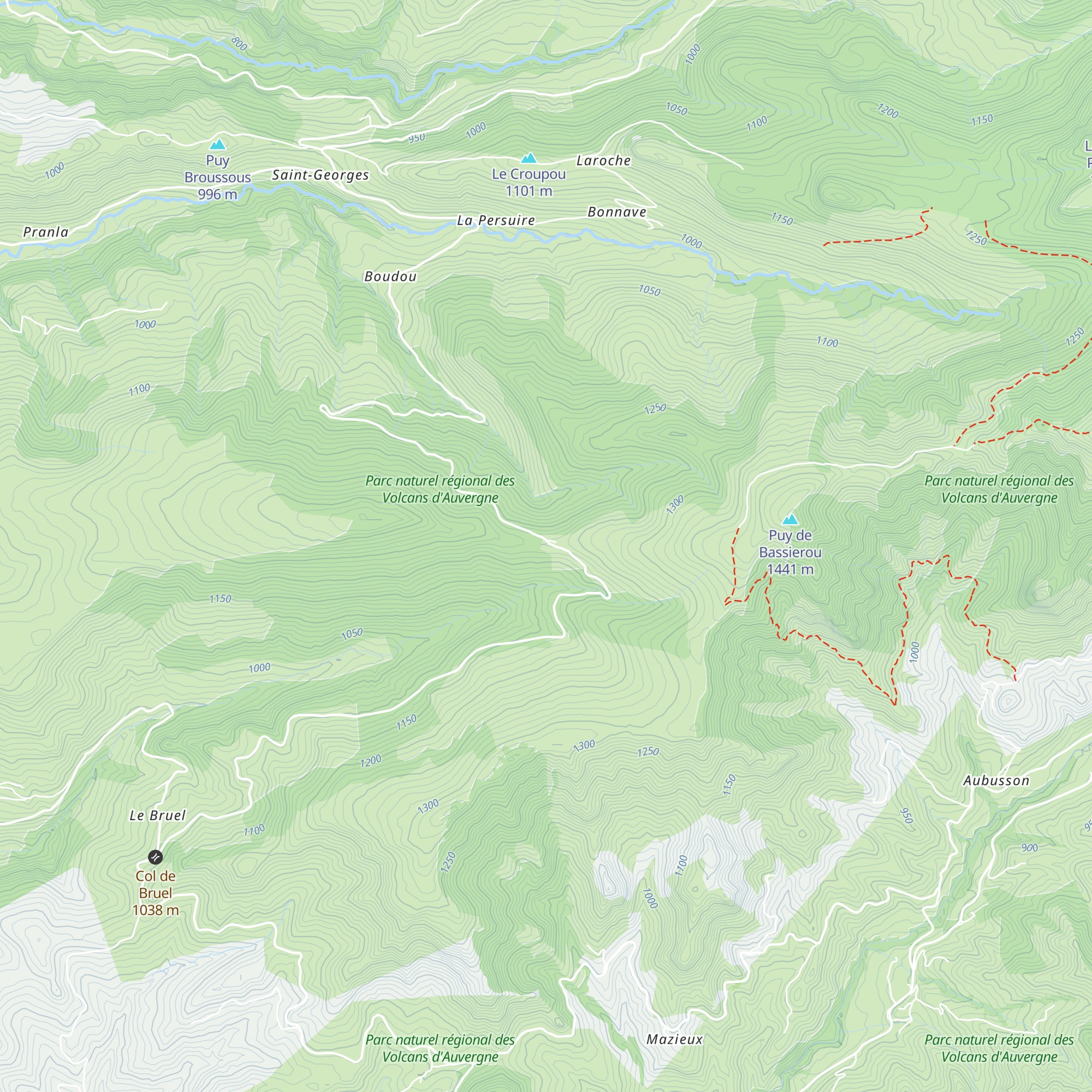 Gîte et Station du Col de Légal map