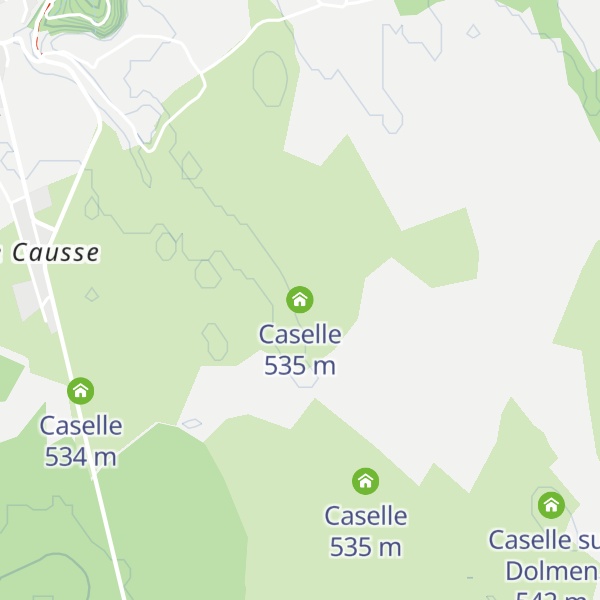 Map of Caselle