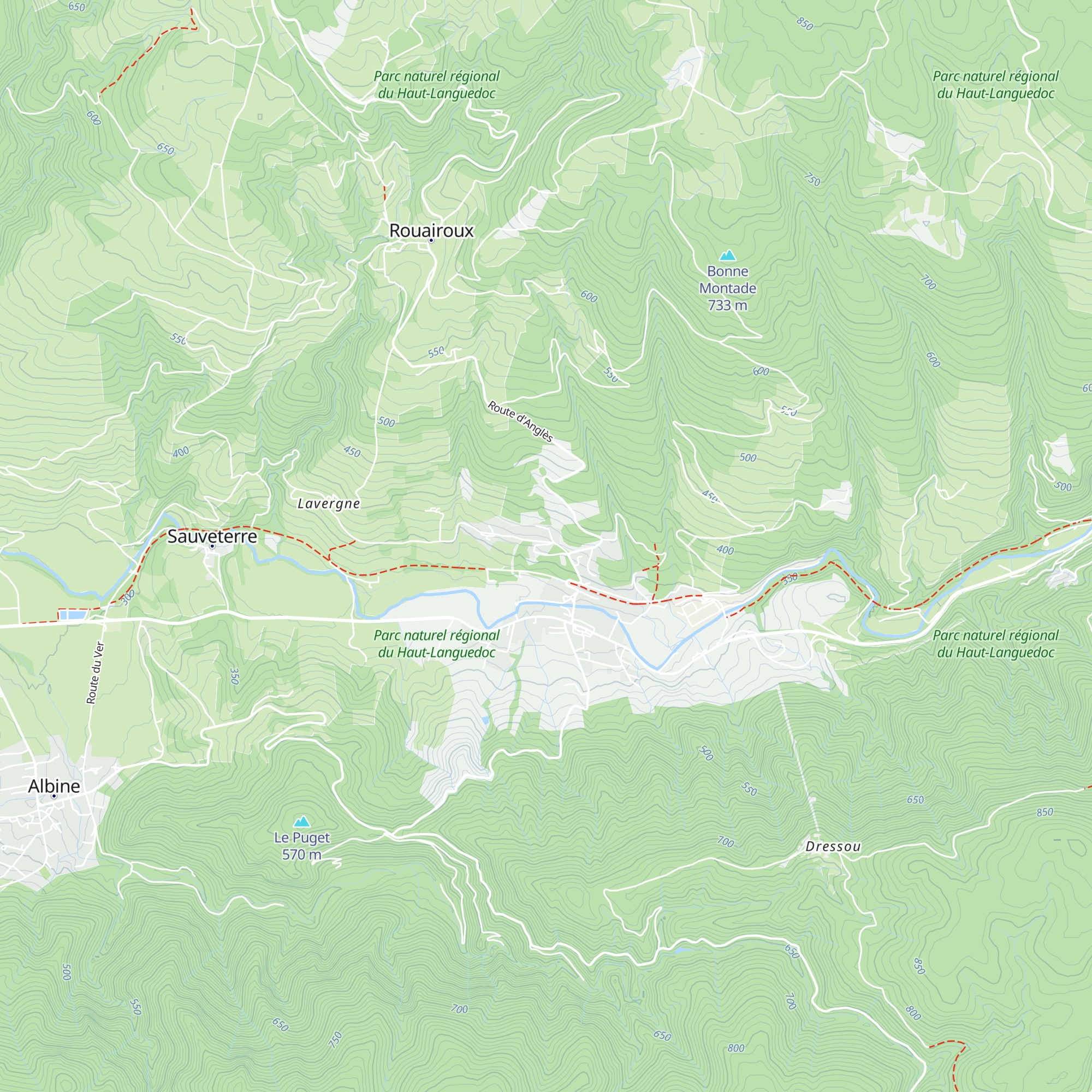 Gîte Lavande map