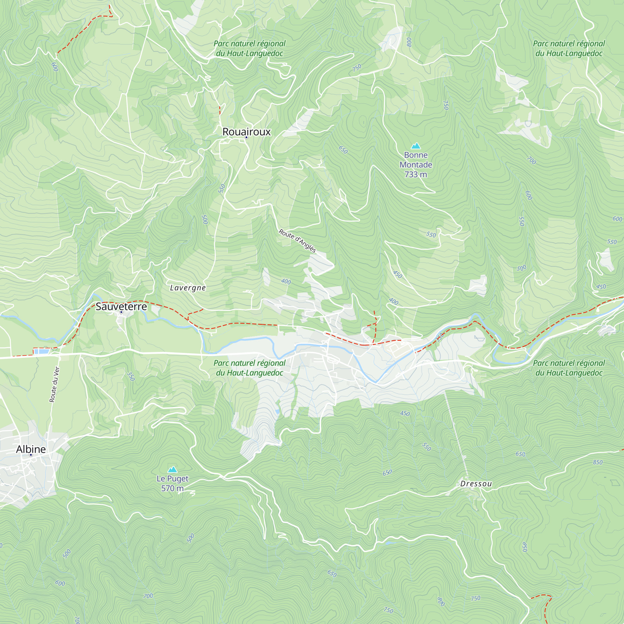 Gîte Lavande map