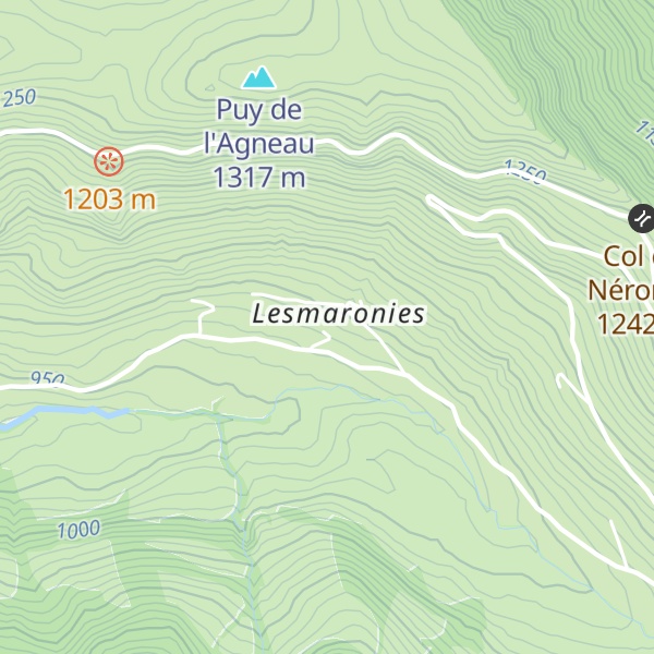 Map of Gîte de Lesmaronies