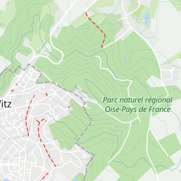 Map of Butte témoin de Montmélian
