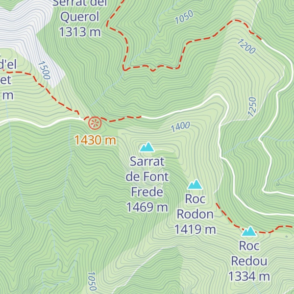 Map of Sarrat de Font Frede