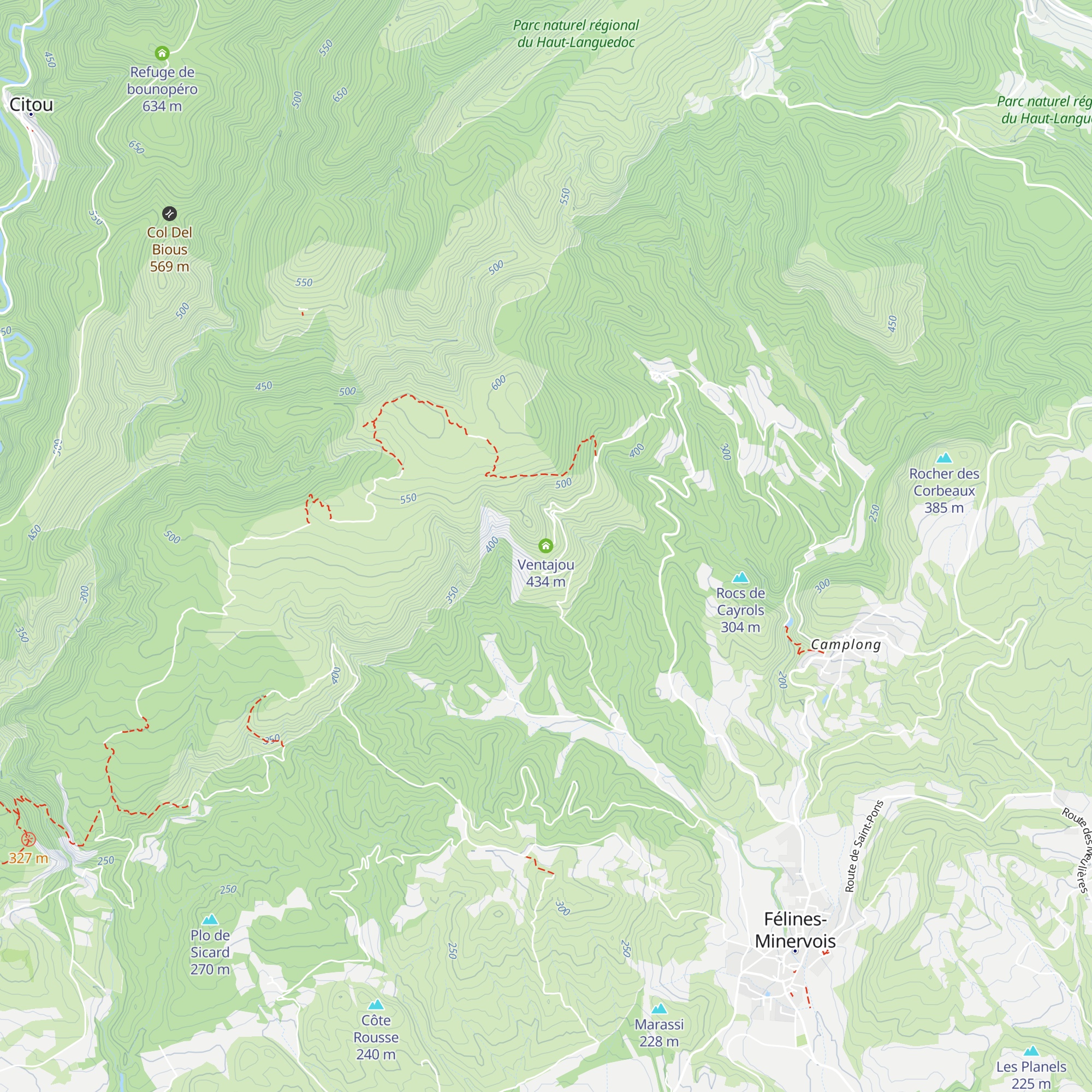 Ventajou map