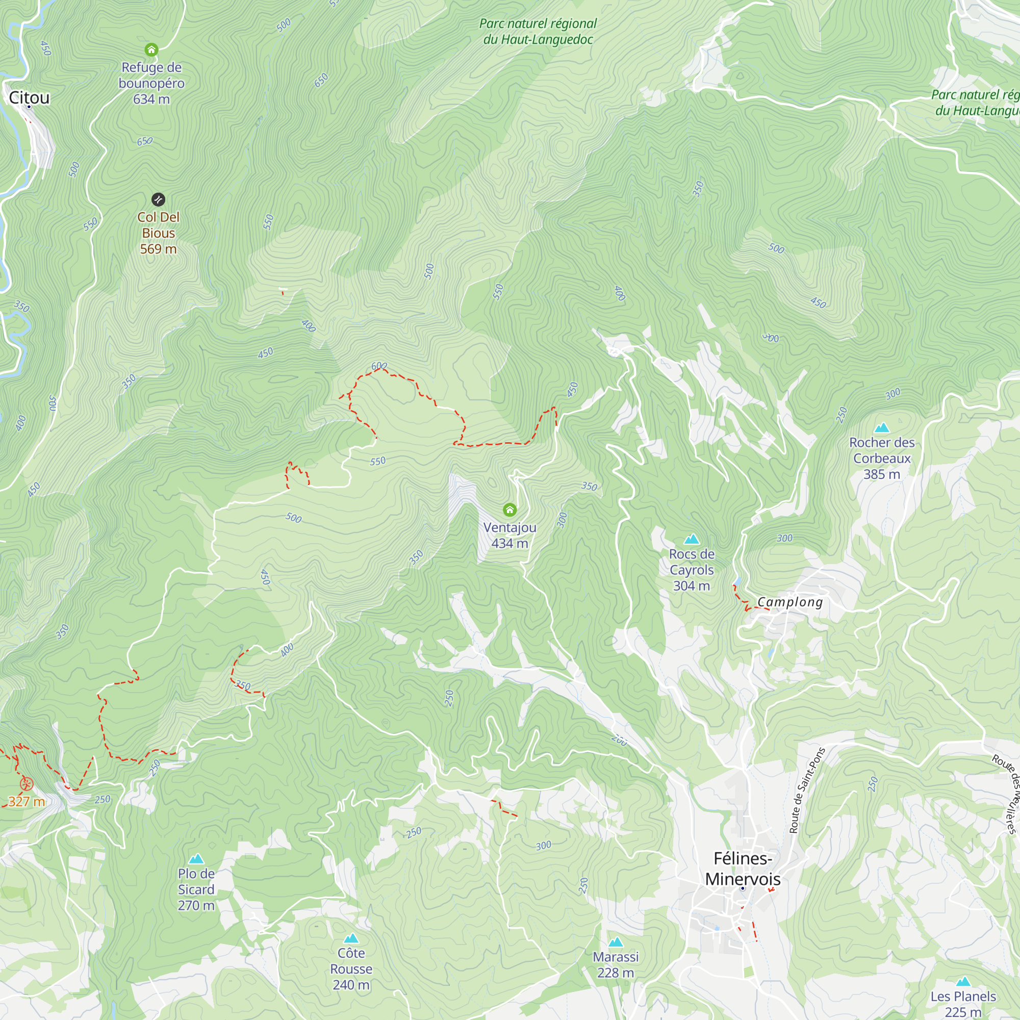 Ventajou map