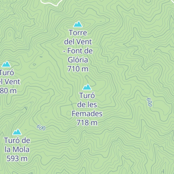Map of Turó de les Femades