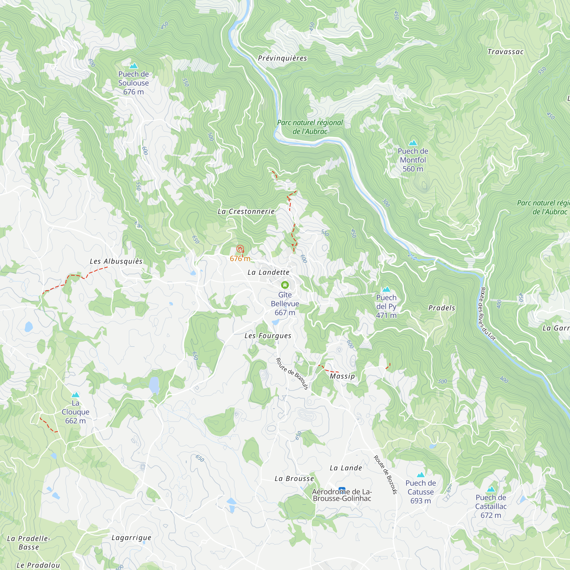 Gîte Bellevue map