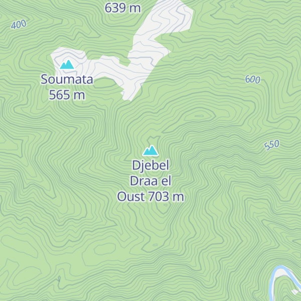 Map of Djebel Draa el Oust