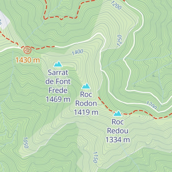 Map of Roc Rodon