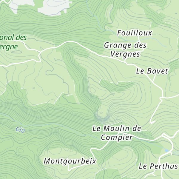 Map of Rocher d'Urlande