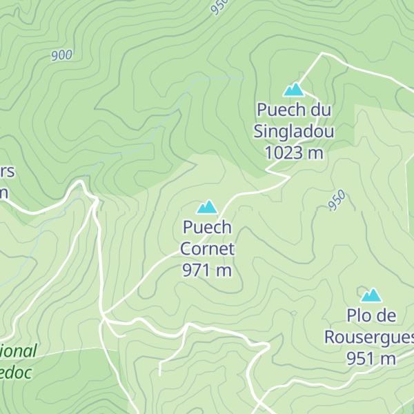Map of Puech Cornet