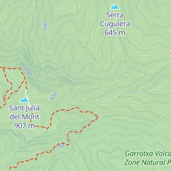 Map of Puig dels Tres Quartos