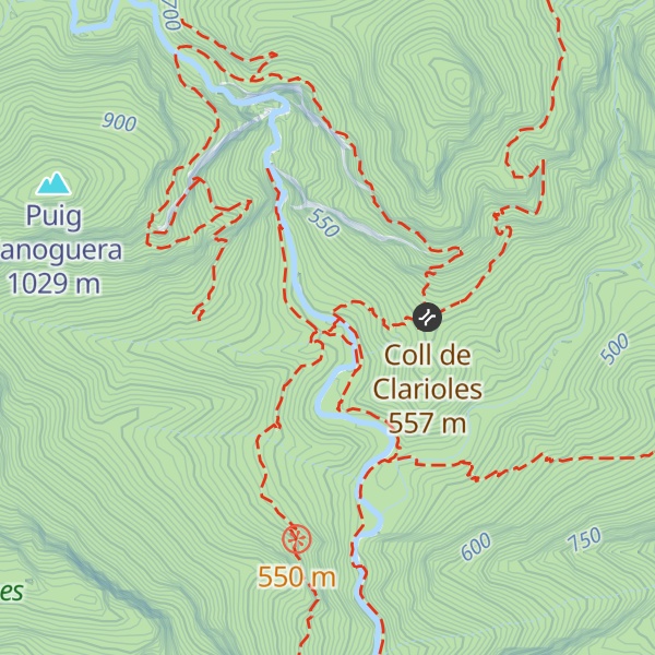 Map of Refugi de Sant Aniol d'Aguja