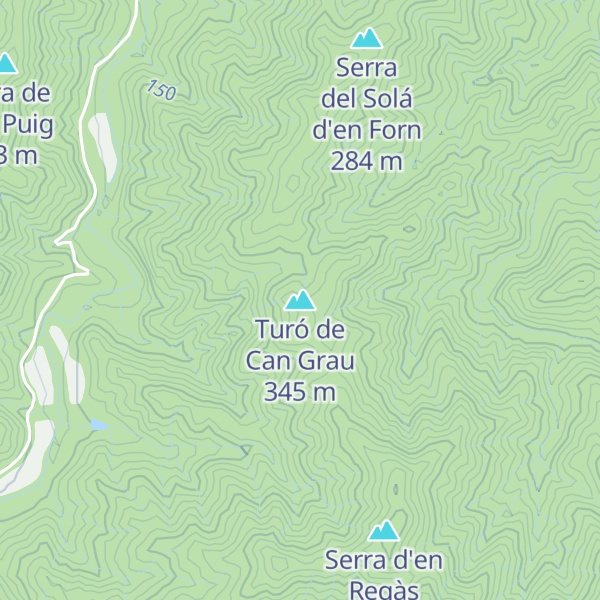 Map of Turó de Can Grau