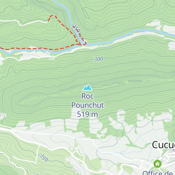 Map of Roc Pounchut