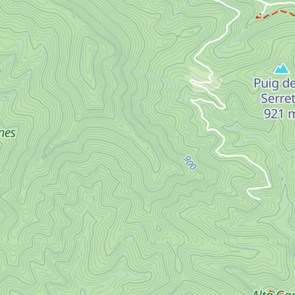 Map of La Creu de Ferro