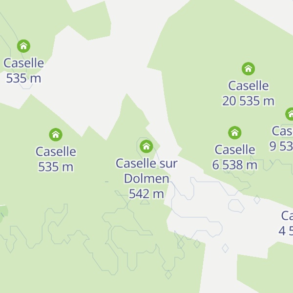 Map of Caselle sur Dolmen