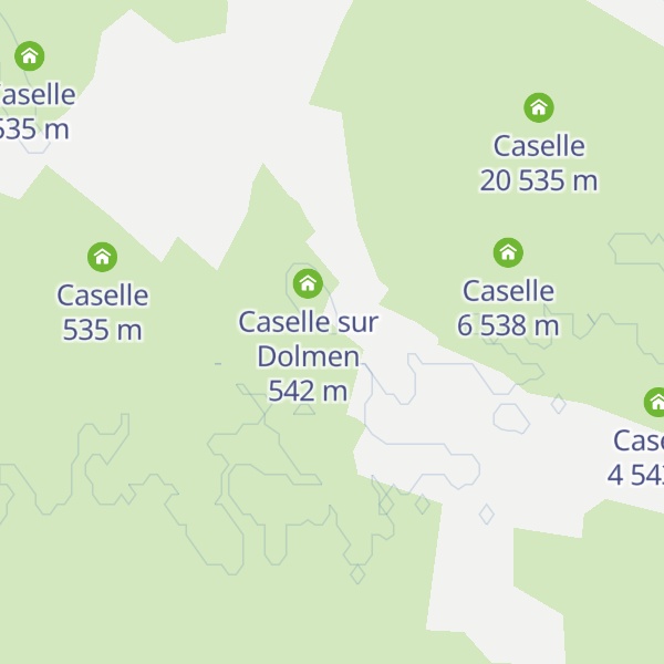 Map of Caselle sur Dolmen