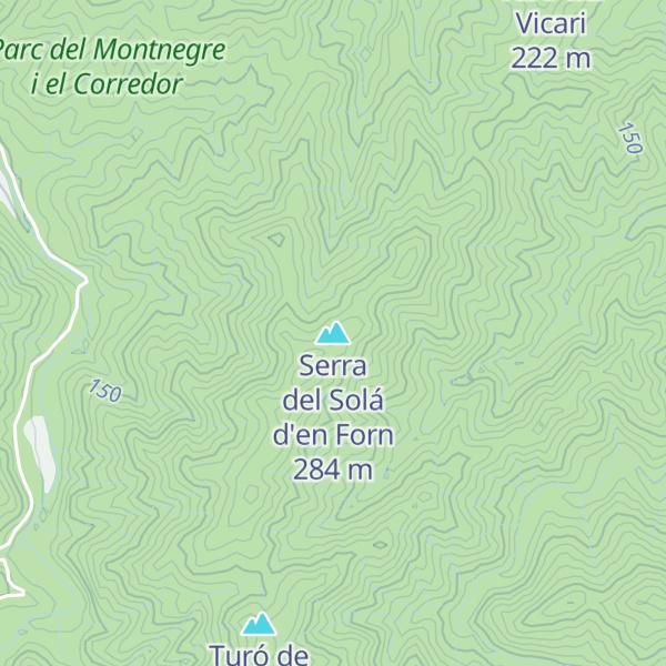 Map of Serra del Solá d'en Forn