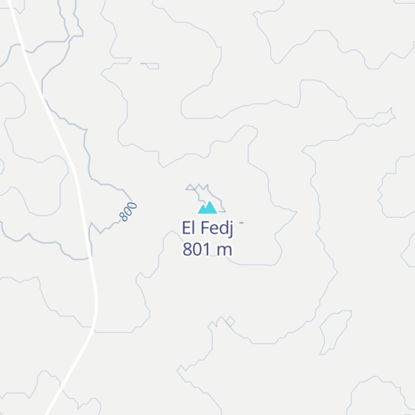 Map of El Fedj