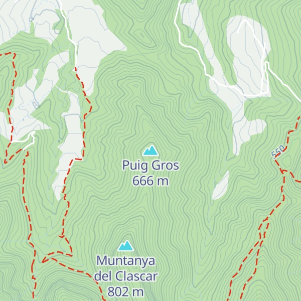Map of Puig Gros