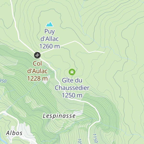 Map of Gîte du Chaussedier