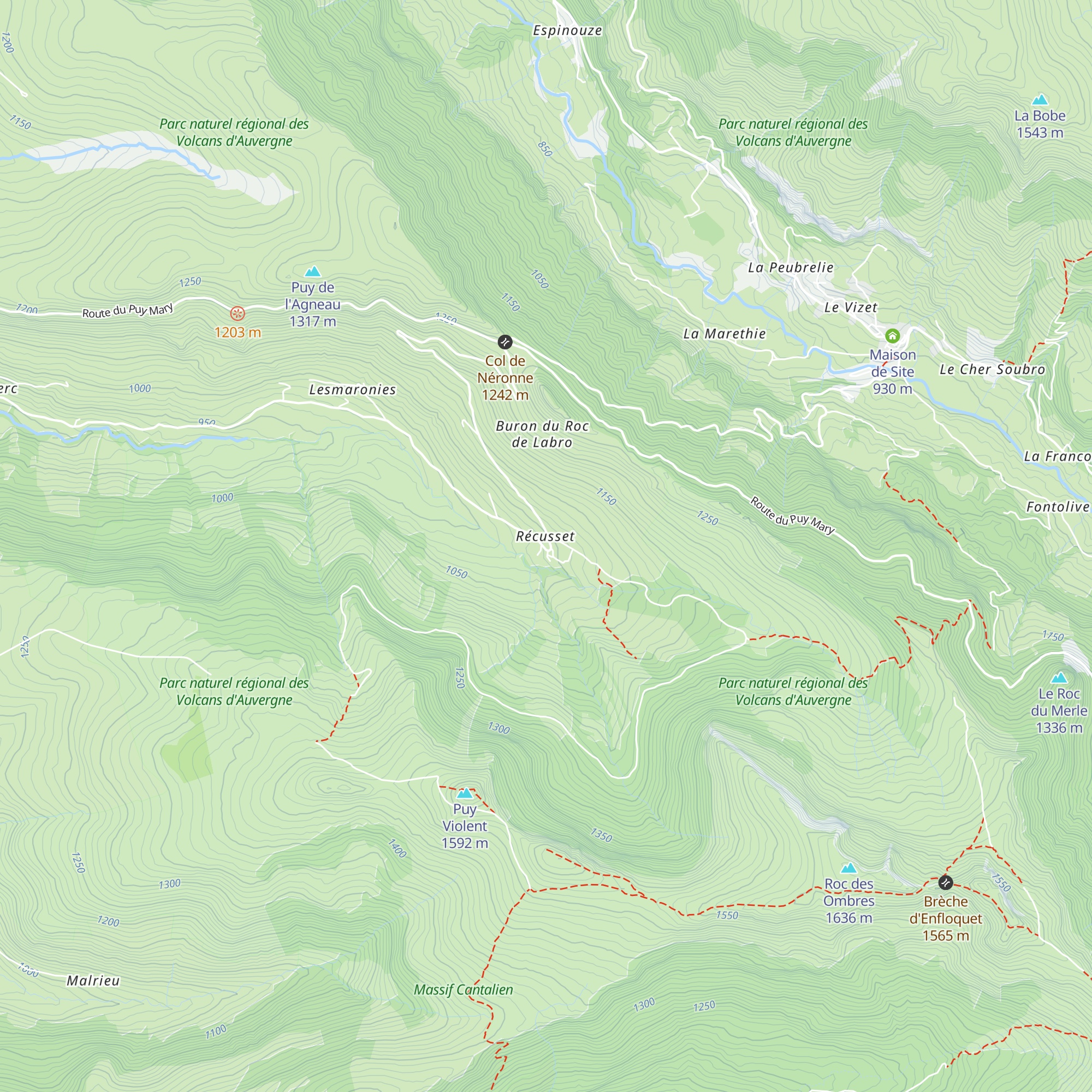 Gîte communal map