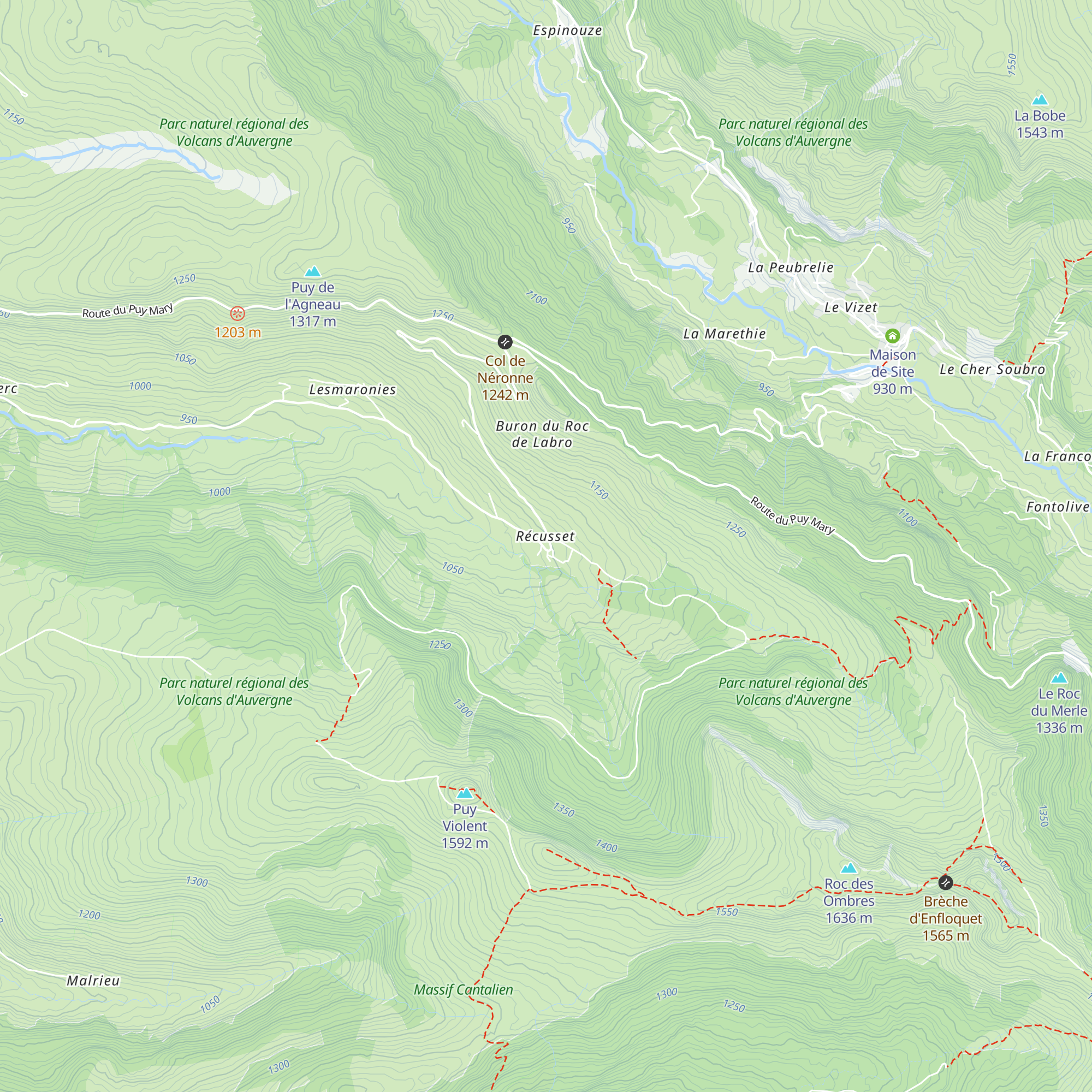 Gîte communal map