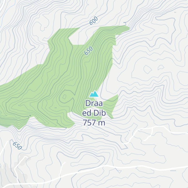 Map of Draa ed Dib