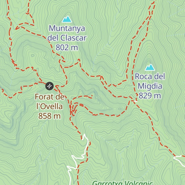 Map of Roca del Castell