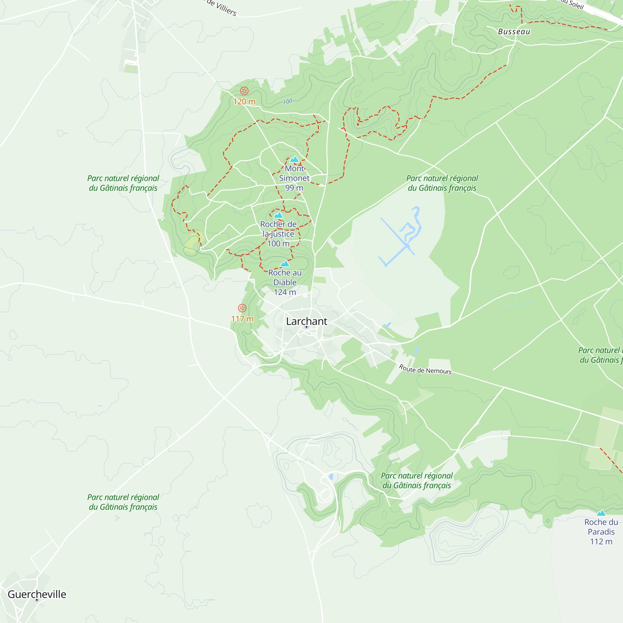 Gîte de la Dame Jouanne map