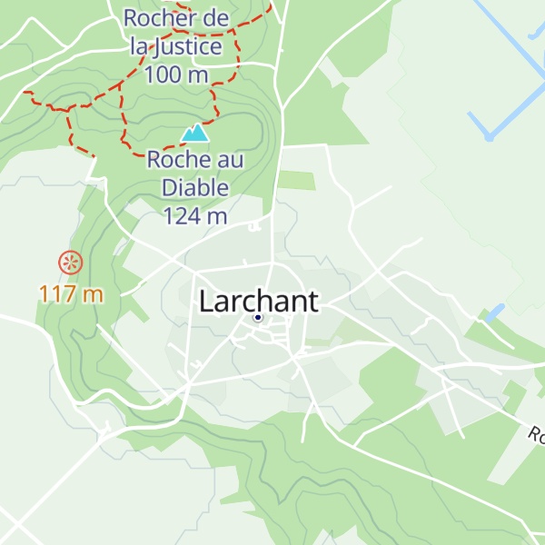 Map of Gîte de la Dame Jouanne