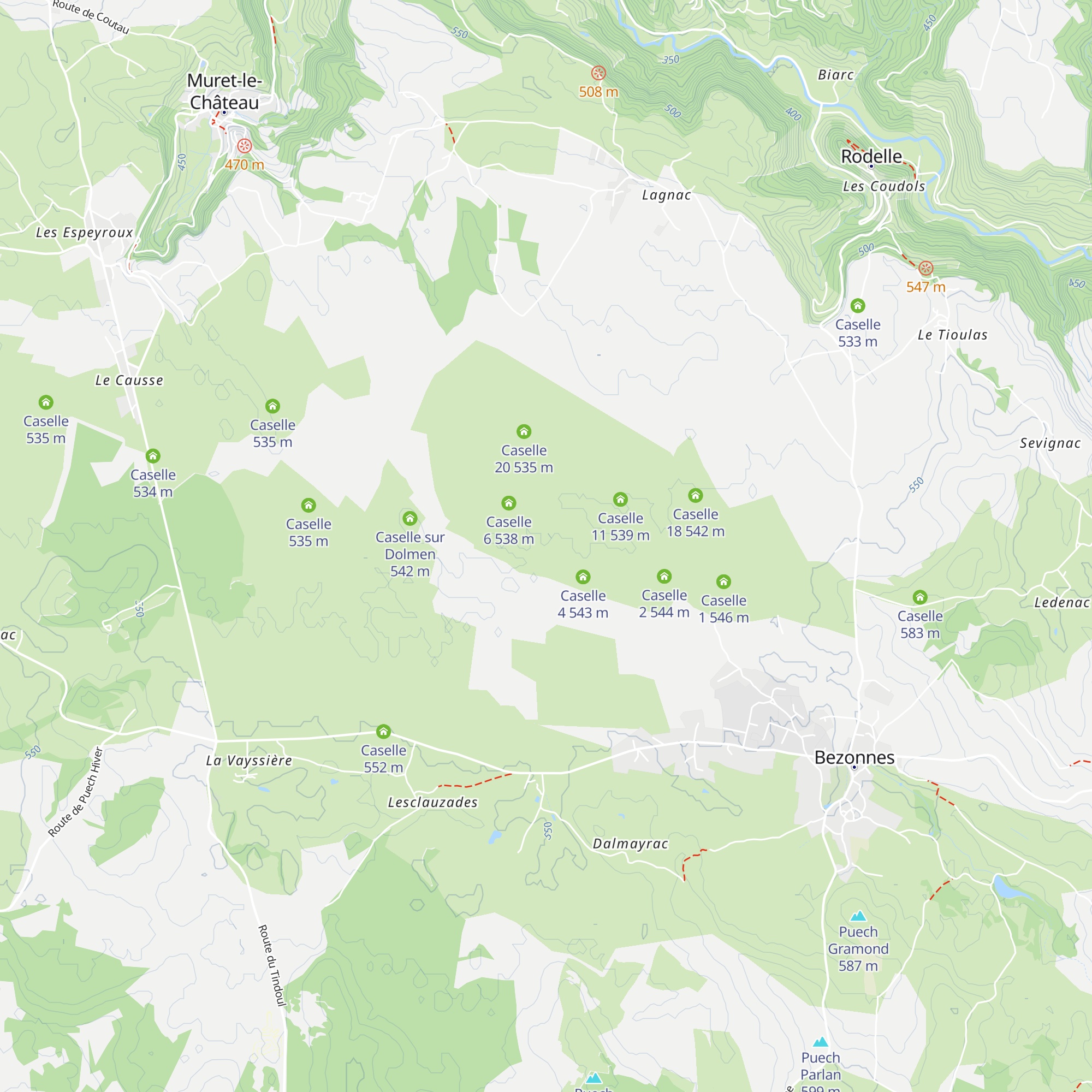 Caselle 5 map
