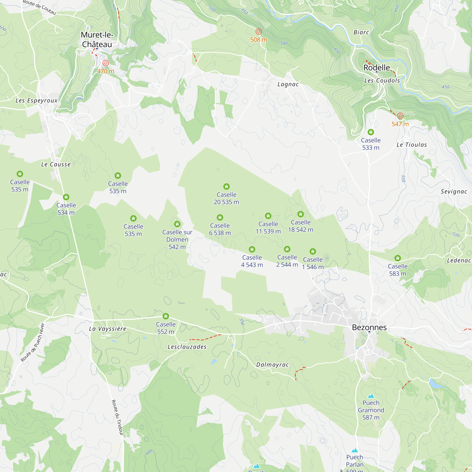 Caselle 5 map