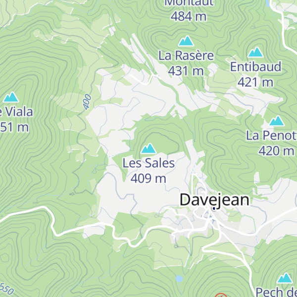 Map of Les Sales