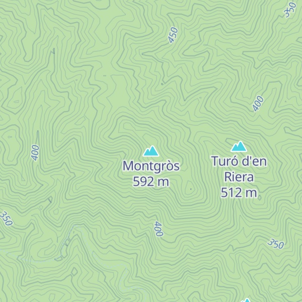 Map of Montgròs