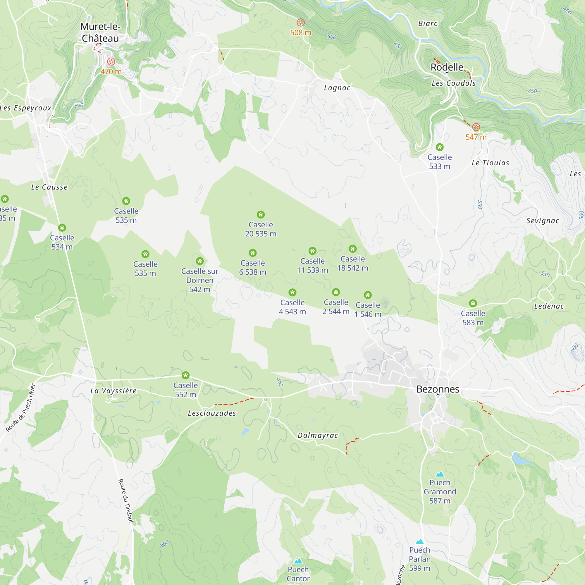 Caselle 4 map